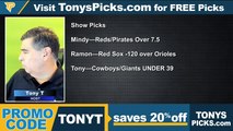 Game Day Picks Show Live Expert NCAAF MLB Picks - Predictions, Tonys Picks 9/26/2022