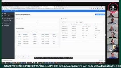 “Oracle APEX: lo sviluppo applicativo low-code visto dagli utenti”.