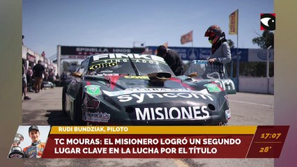 TC Mouras: el misionero logró un segundo lugar clave en la lucha por el titulo