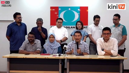 LIVE: PKR deputy president Rafizi Ramli holds GE15 press conference