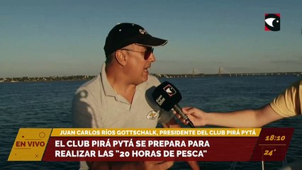 El Club Pirá Pytá se prepara para realizar las "20 Horas de Pesca"