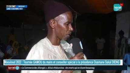 MAOULOUD 2022 Tournée GAMOU du maire et conseiller spécial à la présidence Ousmane Sakal DIENG