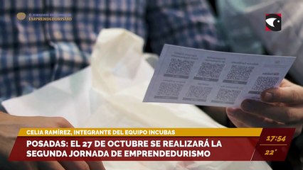 Posadas se prepara la 2° Jornada de Emprendedurismo. Entrevista con Celia Ramírez, integrante del Equipo INCUBAS.