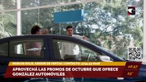 Aprovechá las promos de octubre que ofrece González Automóviles. Entrevista con Marcos Solís, asesor de ventas de la sucursal Oberá.