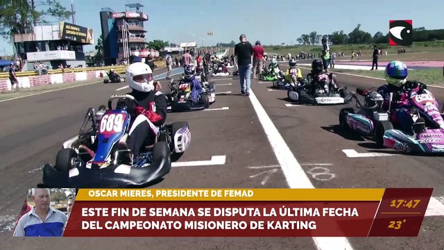 Este fin de semana se disputa la última fecha del Campeonato Misionero de Karting. Entrevista con Oscar Mieres, presidente de FeMAD.