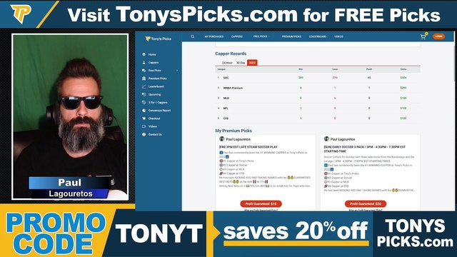 Soccer Picks Daily Show La Liga MLS Ligue 1 Football Picks - Predictions, Tonys Picks 10/21/2022