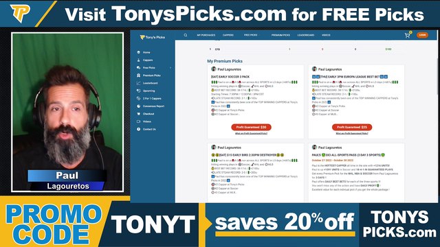 Soccer Picks Daily Show EPL La Liga Ligue 1 Football Picks - Predictions, Tonys Picks 10/27/2022
