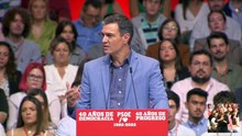 Pedro Sánchez y Felipe González celebran en Sevilla el 40 aniversario de la victoria del PSOE