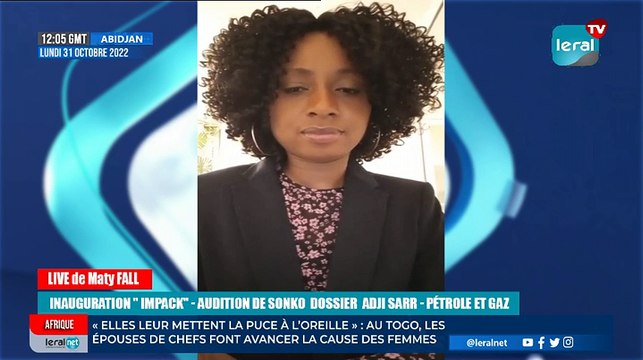 inauguration impack - audition de Sonko dossier Adji Sarr - pétrole et gaz - LIVE MATY FALL