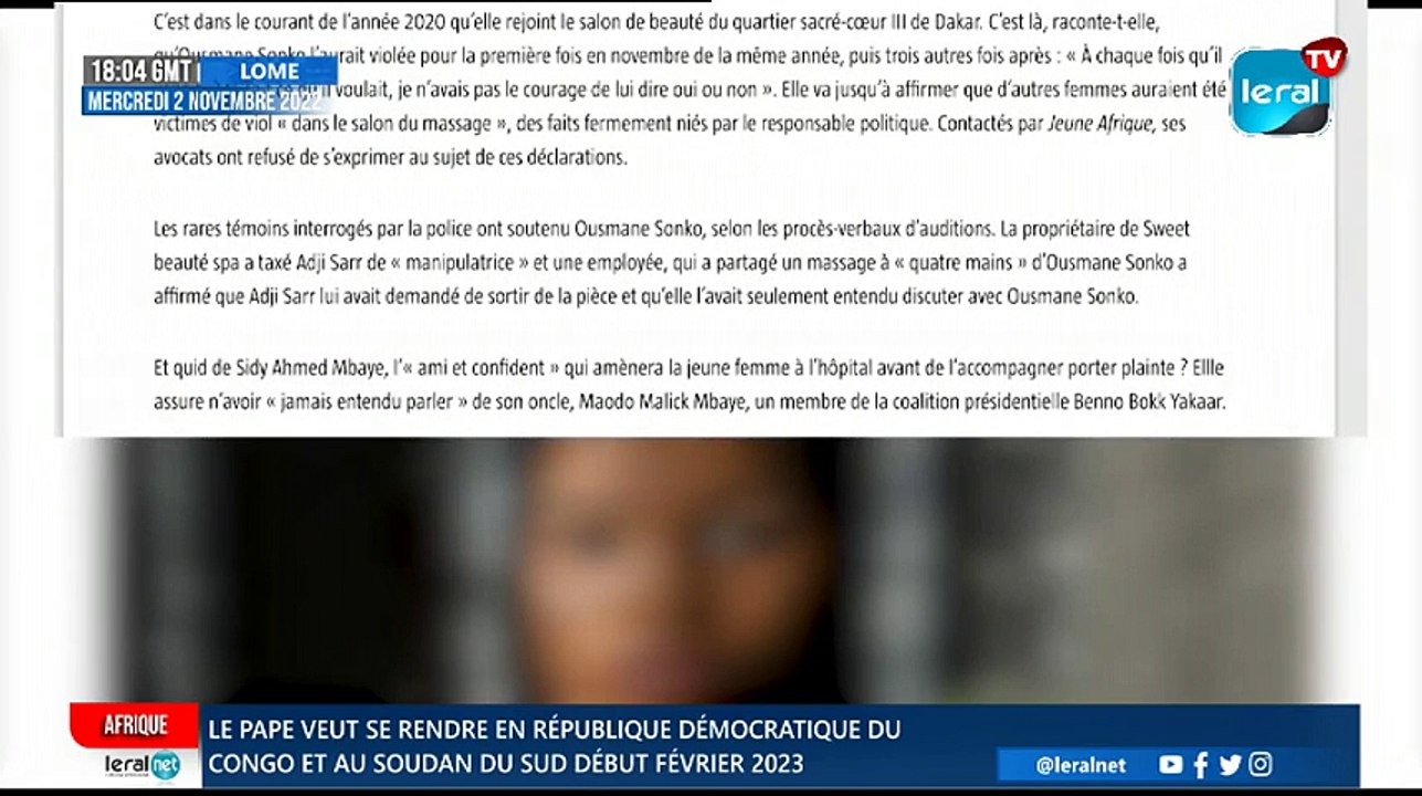 Direct : Suivez la Déclaration du Président Ousmane Sonko avant son audition