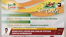 Desde este jueves San Carlos vive sus fiestas patronales. Entrevista con Emiliano Costaganna, intendente.