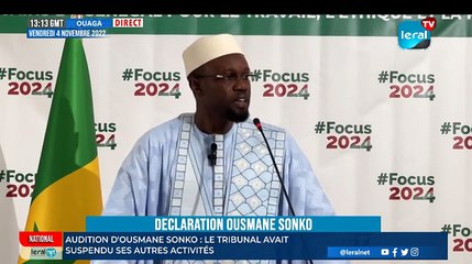 Urgent - Après son audition : Refus d'un test ADN, ses gardes arrêtés : Ousmane Sonko face à la presse