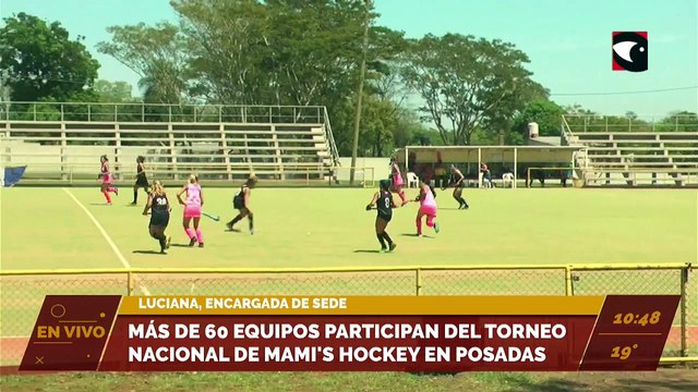 Más de 60 equipos de todo el país participan del Torneo Nacional de Mami's Hockey en Posadas