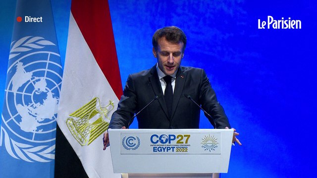 EN DIRECT | Macron s’exprime en ouverture de la COP 27