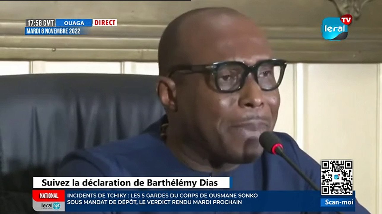 Suivez en direct la declaration de Barthélémy Dias Maire de la Ville de Dakar...