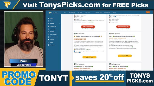 Soccer Picks Daily Show EPL Bundesliga Ligue 1 Serie A Football Picks - Predictions, Tonys Picks 11/9/2022