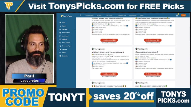 Soccer Picks Daily Show EPL Bundesliga Brazil Serie A Football Picks - Predictions, Tonys Picks 11/10/2022