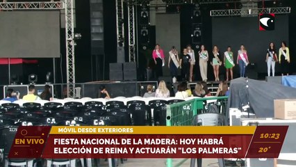 Fiesta Nacional de la Madera: hoy habrá elección de reina y actuarán "Los Palmeras"