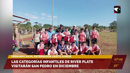 Las categorías infantiles de River Plate visitarán San Pedro en diciembre. Entrevista con Fernando Silva, entrenador de Cristo Junior.