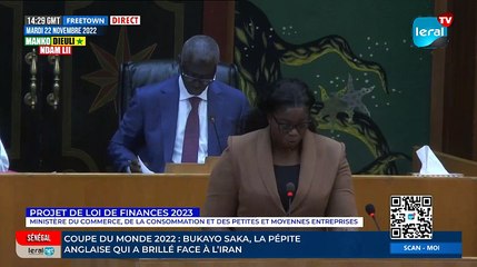 PROJET DE LOI DE FINANCES 2023: Ministère du Commerce, de la Consommation et des Petites et Moyennes Entreprises