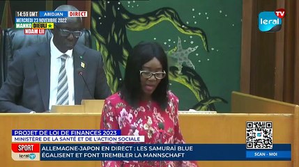 PROJET DE LOI DE FINANCES 2023 Ministère de la Santé et de l'Action sociale
