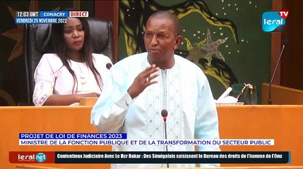 PROJET DE LOI DE FINANCES 2023:Ministere des affaires étrangères et des Sénégalais de l'Extérieur