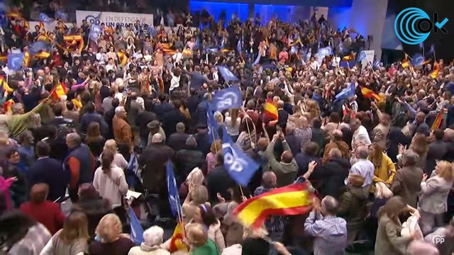 Alberto Núñez Feijóo clausura junto a Isabel Díaz Ayuso, el acto En defensa de un gran país