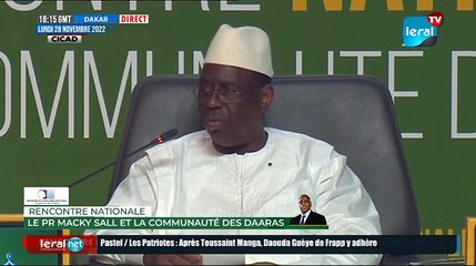 LIVE - RENCONTRE NATIONALE ENTRE LE PRÉSIDENT DE LA RÉPUBLIQUE, SON EXCELLENCE MONSIEUR MACKY SALL ET LA COMMUNAUTÉ DES DAARAS