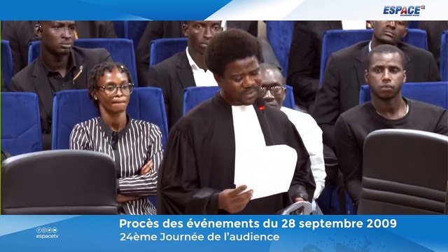 Procès du 28 Septembre - Audience du 28 Novembre 2022 - J24 • ESPACE TV GUINEE