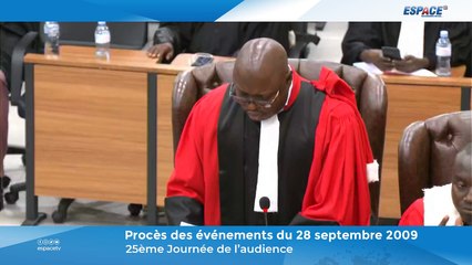  Procès du 28 Septembre - Audience du 29 Novembre 2022 - J25 • ESPACE TV GUINEE