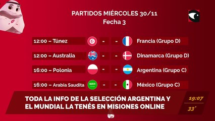 Misiones Online Mundial 2022: Más clasificados y eliminados en la novena jornada de la Copa del Mundo.