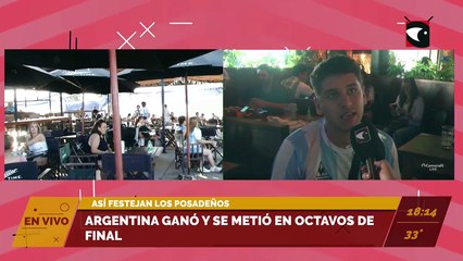 Argentina ganó y se metió en octavos de final.