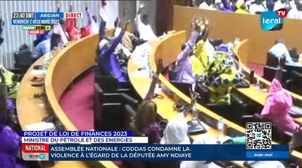 DIRECT  Assemblée nationale : Vote du budget 2023 Ministère du Pétrole et des Energies