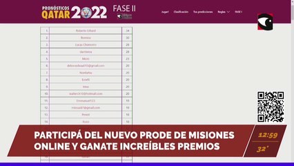 MISIONES ONLINE MUNDIAL: DÍA 16