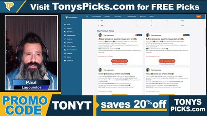 Soccer Picks Daily Show World Cup Football Picks - Predictions, Tonys Picks 12/8/2022