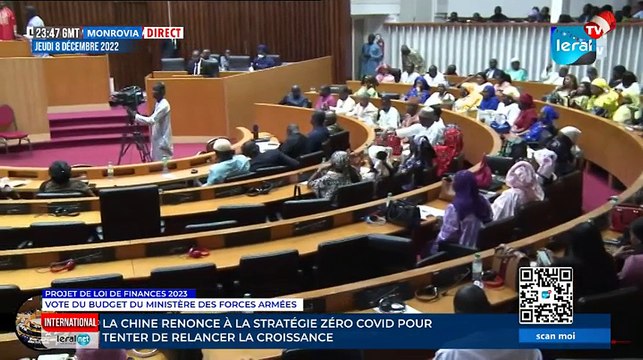 PROJET DE LOI DE FINANCES 2023: Vote du budget du Ministère des Forces armées