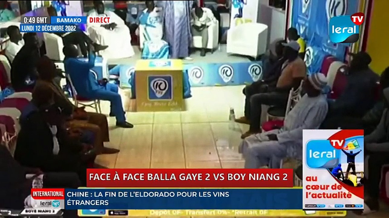 EN DIRECT - FACE À FACE BALLA GAYE 2 VS BOY NIANG 2