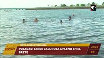 Posadas: Tarde calurosa a pleno en El Brete.