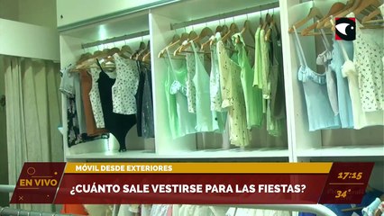 ¿Cuánto sale vestirse para las fiestas?