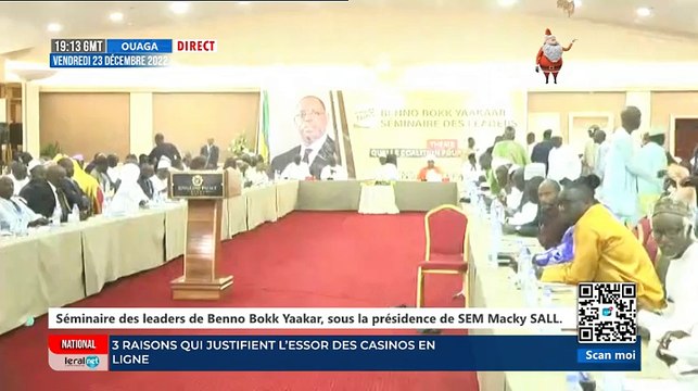 Séminaire des leaders de Benno Bokk Yaakar, sous la présidence de SEM Macky SALL.