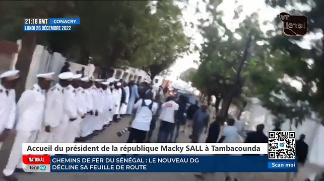 Accueil du président de la république Macky_SALL à Tambacounda, forte mobilisation des populations