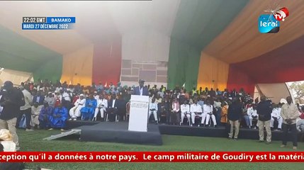 Accueil du président de la république Macky_SALL à Tambacounda