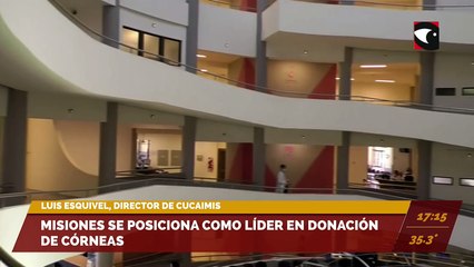 Misiones se posiciona como líder en donación de córneas. Entrevista con Luis Esquivel, director de CUCAIMIS.