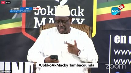 En direct de Tambacounda. #JokkoAkMacky