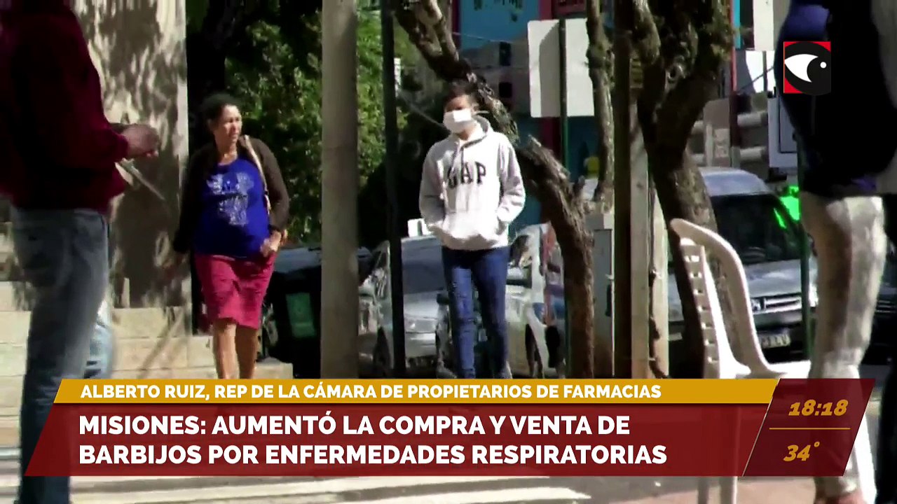 Misiones: Aumentó la compra y venta de barbijos por enfermedades respiratorias. Entrevista con Alberto Ruiz, representante de la Cámara de Propietarios de Farmacias en Misiones.