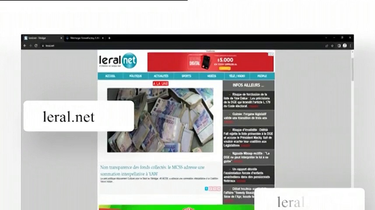 Mort Diaw :( responsable des jeunes du Grand Parti),c'est une insulte de dire que Malick Gakou travaille pour Macky, il sera...