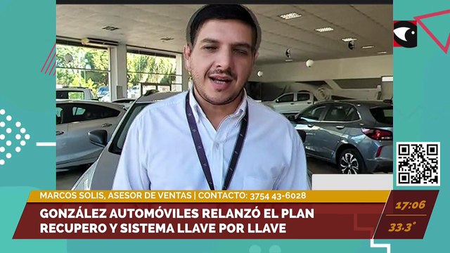 González Automóviles relanzó el Plan Recupero y el sistema Llave por Llave. Entrevista con Marcos Solís, asesor de ventas de la sucursal de Oberá.