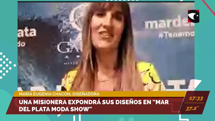 Una misionera expondrá sus diseños en el Mar del Plata Moda Show. Entrevista con María Eugenia Chacón, diseñadora.