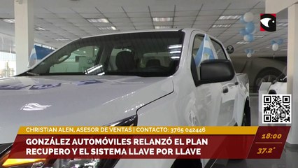 González Automóviles relanzó el Plan Recupero y el sistema Llave por Llave. Entrevista con Christian Alen, asesor de ventas.