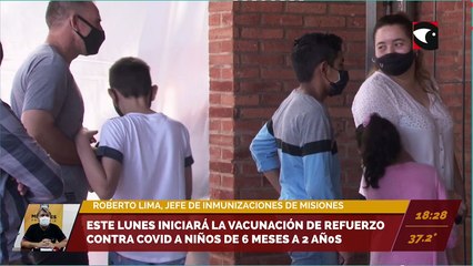Este lunes iniciará la vacunación de refuerzo contra COVID a niños de 6 meses a 2 años. Entrevista con Roberto Lima, jefe de Inmunizaciones del Ministerio de Salud Pública.